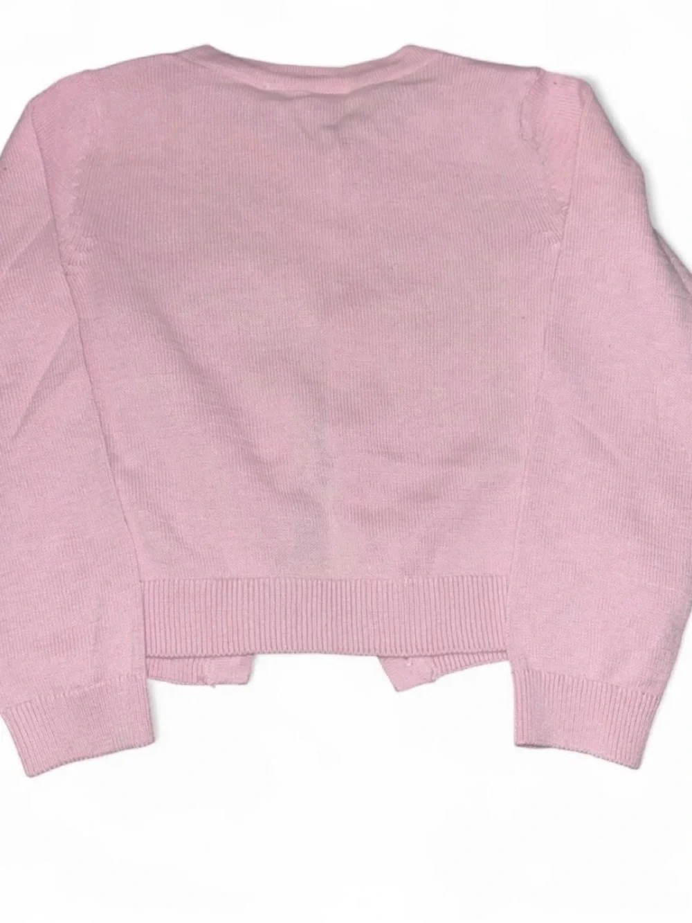 The Children's Place Pink Bunny Embroidered Cardigan